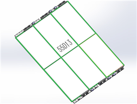 Test fixture for large size LCD panel