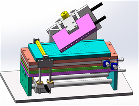LCD panel partial fixture