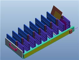 High temperature test rack